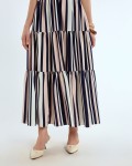 SIXDO Chiffon Flared Dress for Women